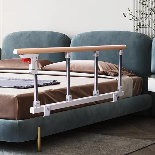 Bed Rails for Elderly Adults, Rail Assist for Seniors Safety,Folding Bed Assist Seniors Safety Bed Guard Rail Handle to Prevent Falling Out of Bed,Bed Side Grab Rail Bed Cane,36.6"x14.2"