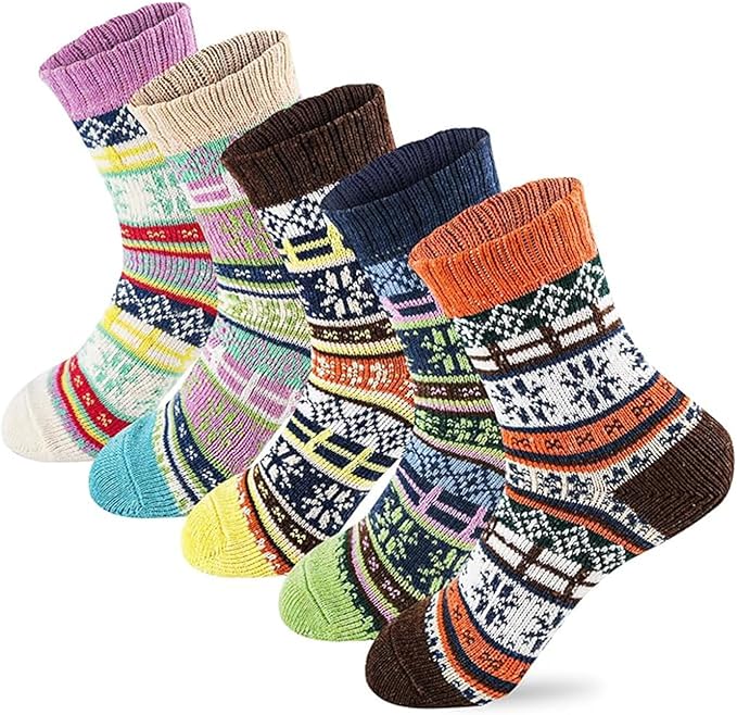 besky Warm Socks for Women Cozy Fuzzy Winter Socks