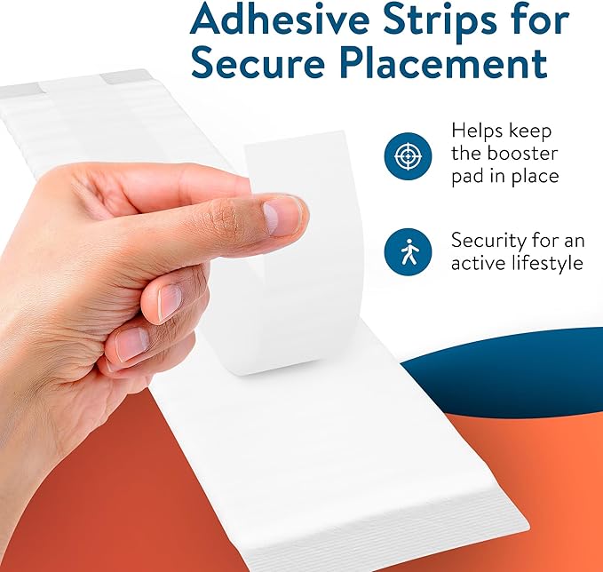 Inspire Incontinence Booster Pads Super Absorbent Absorbs Over 5 Cups | Liner Women and Men | Inserts for Adult Diapers Overnight 88 Count