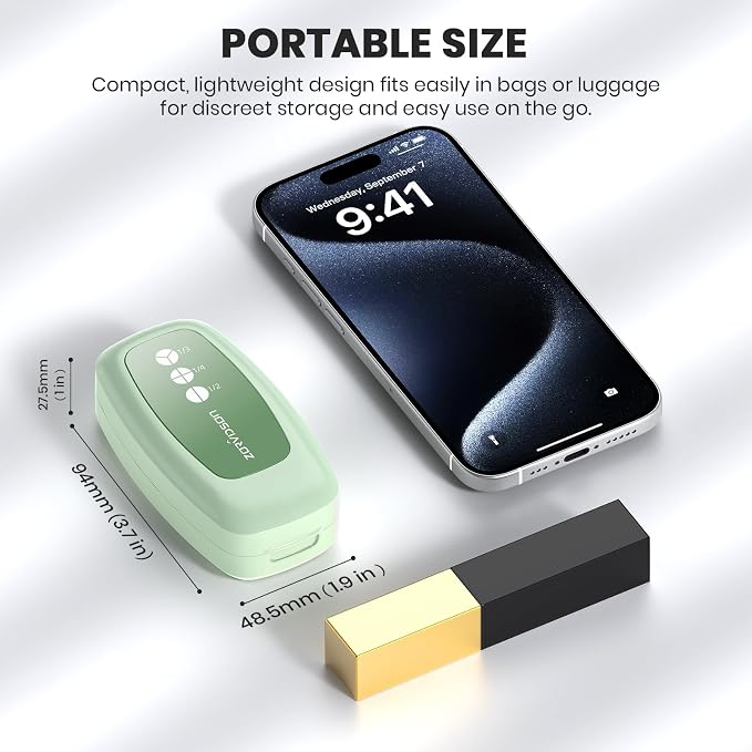 Pill Cutter Splitter for Small and Tiny Pills, Anti-Slip Silicone Pad Holds Pills Steady, Adjustable Pill Cutter for Accurate 1/2 1/3 1/4 Cutting, Sharp Stainless Steel Blade with Safety Guard