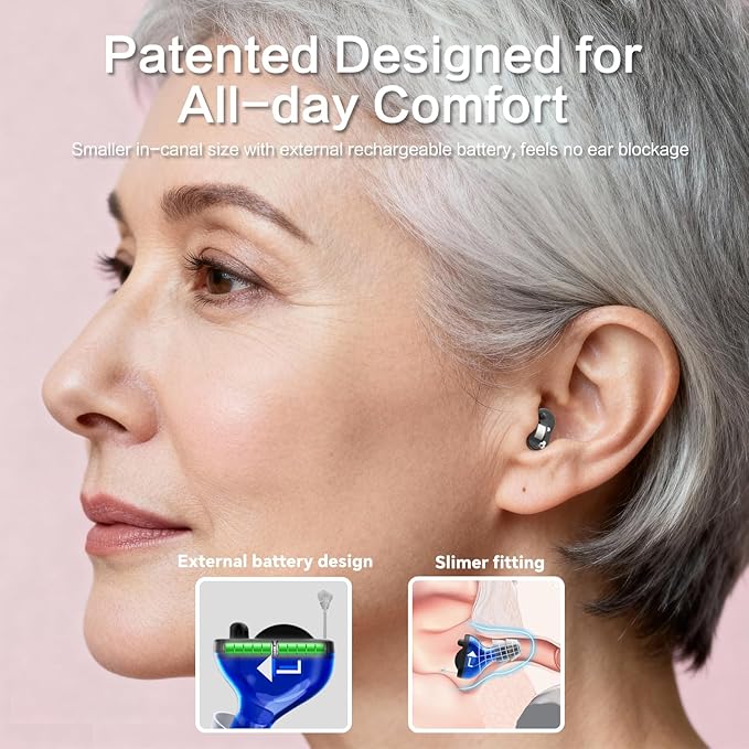 iBstone Nova Hearing Aids for Seniors Adults, Superior Sound Quality, Pair
