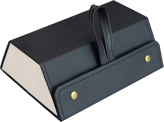 LifeArt Eyeglass Case Hard Shell, Portable Sunglass Case, Fashionable PU Leather Eyeglass Case, Lightweight