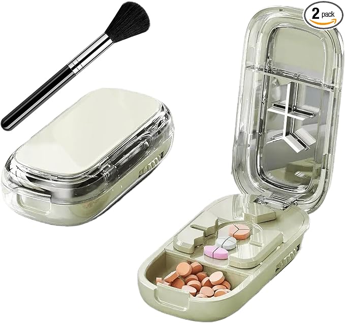 Portable Pill Cutter and Splitter - Easy-to-Use Cutter for 1/2, 1/4, and Tiny Pills - Compact, Durable, and Ideal for Medication Precision