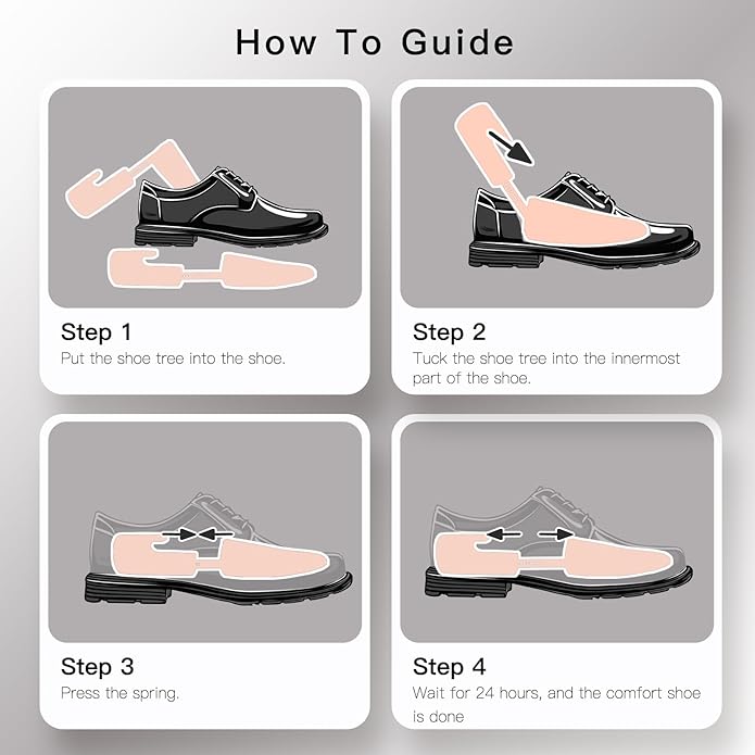 eachway Cedar Shoe Trees for Men and Women, Wooden Shoe Stretcher, Sneaker and Dress Shoe Widener, Shape Keeper