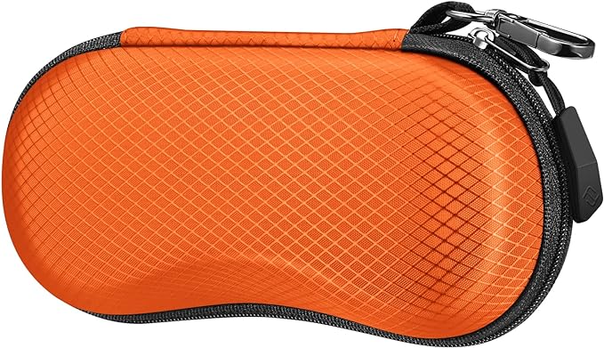 FINTIE Sunglasses Case, Hard EVA Shell Shockproof Sport Glasses Case with Metal Carabiner Travel Zipper Eyeglasses Holder
