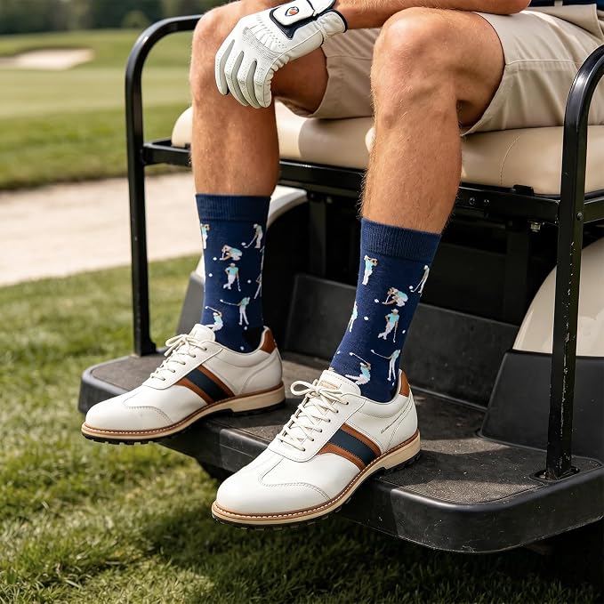 Funny Golf Socks for Men, One Size Fits Most | Hilarious Golf Gift, Great for Father's Day, Stocking Stuffers