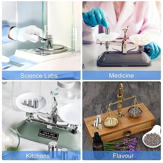 QP Calibration Weights, 100 Gram OIML Class M1 High Precision Scale Weights, Stainless Steel Gram Weights, Chrome Finish, Scale Calibration Weights for Digital Scale, Kitchen Scale, Pocket Scale