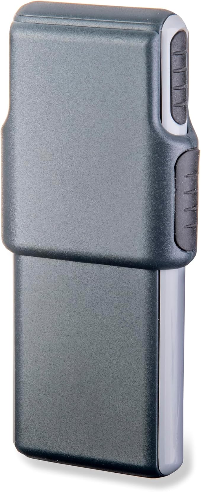 Carson MiniBrite 3x Power LED Lighted Slide Out Magnifier with Protective Sleeve (PO-25), gray