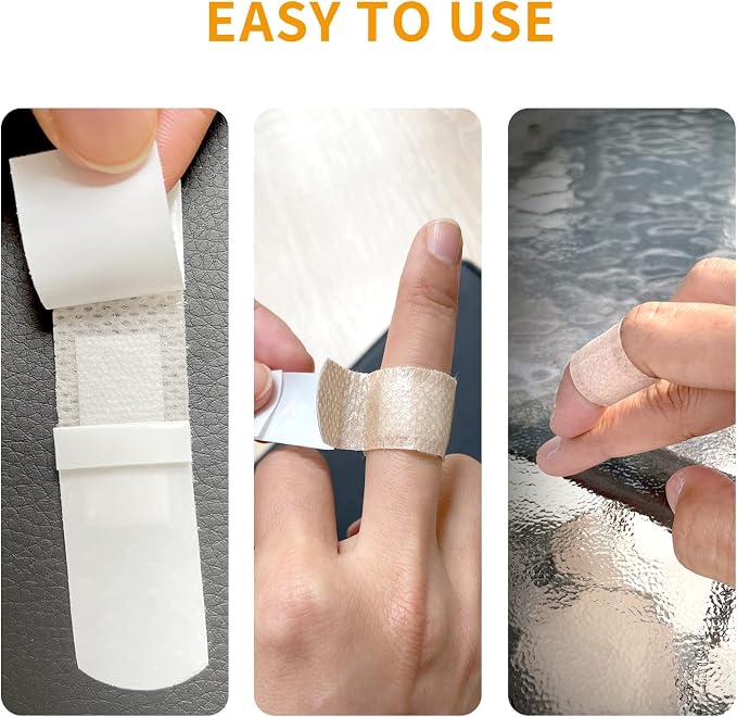 Painless Removal Silicone Bandages for Elderly Sensitive Skin - 40 Counts 0.75''x3'' Medium and 15 Counts 1.63''x4'' Extra Large Bandages by G+ GUIGABUL - Hypoallergenic - Latex Free
