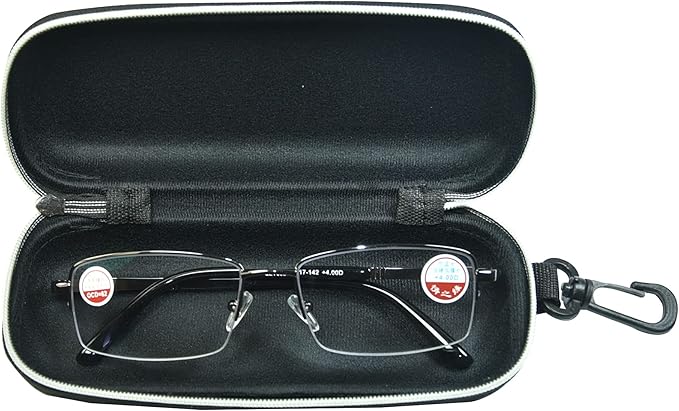 Unisex Semi-Hard Shell Eyeglasses Cases(3 Pack), Protective Case For Glasses