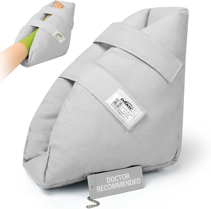 Heel Protectors Cushion for Pressure Sores,Adjustable Foot Support Boot Surgery Recovery Supplies for Elderly Bedridden Pressure Ulcer Cushion Ankle Pillow for Bed, Wheelchairs