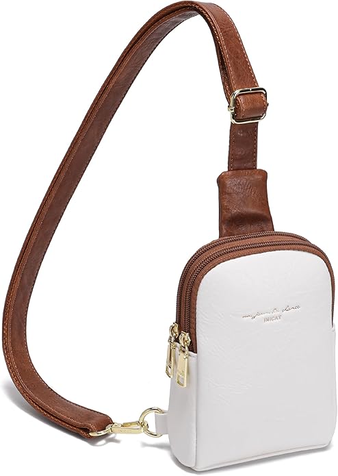 Lightweight Small Crossbody Sling Bag for Women | Mini Travel Purse,Multi-pocket with Card Slots,Durable Vegan Leather,Everyday Carry