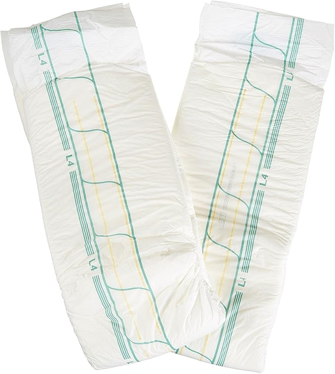 Abena Abri-Form Comfort Plastic-Backed Briefs, Level 4, (Medium To Large Sizes) Large, 36 Count