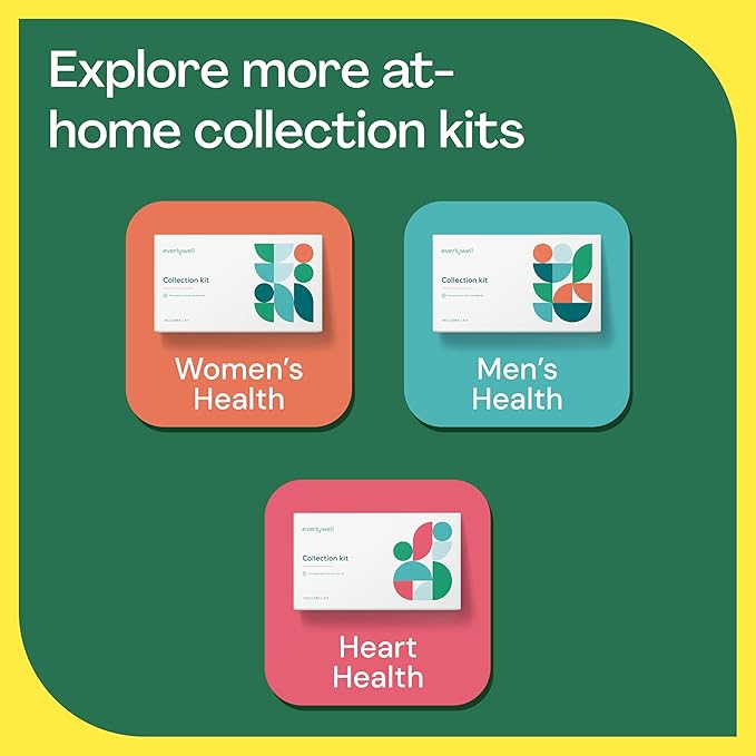 Everlywell Food Sensitivity Test - Learn How Your Body Responds to 96 Different Foods - at-Home Collection Kit - CLIA-Certified Labs - Ages 18 Plus