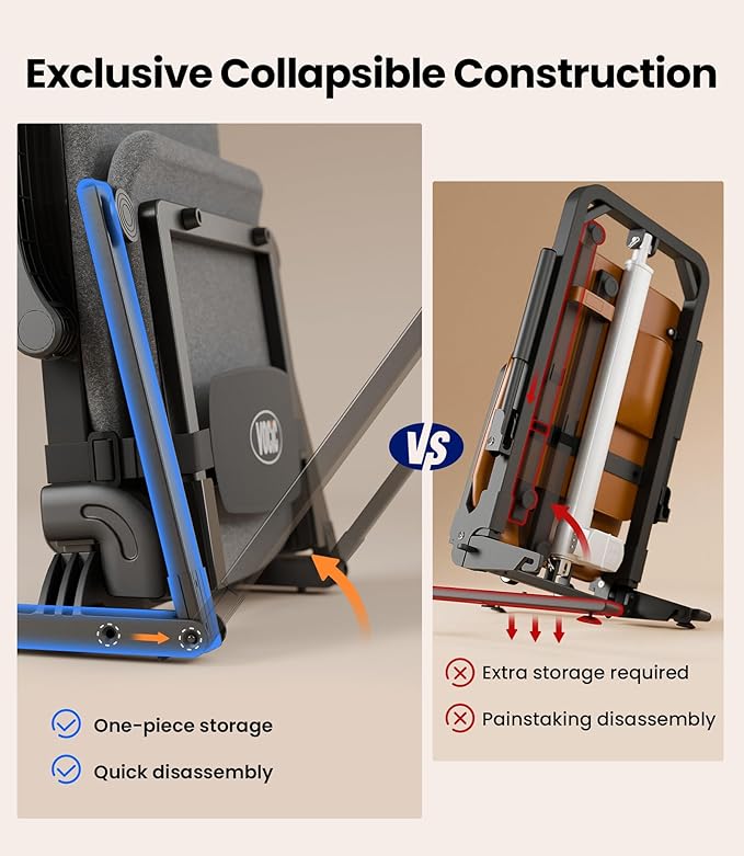 VOCIC Upgrade Electric Floor Lift for Elderly Falls, Heavy Duty Lift Chair with T-stabilized Base, Help You Get Up from Floor, Support Up to 440 LBS, AX15 (Gray)