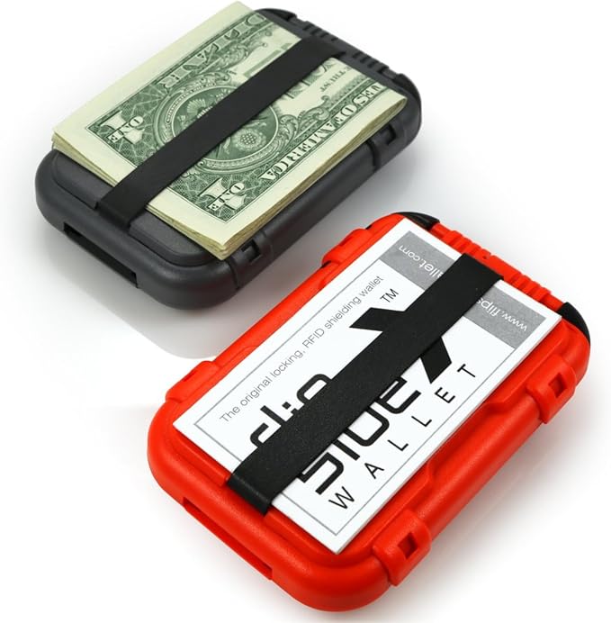 Flipside Wallets 4 RFID Blocking Wallet for Men with Removable Money Clip - Slim, Secure and Crush Resistant