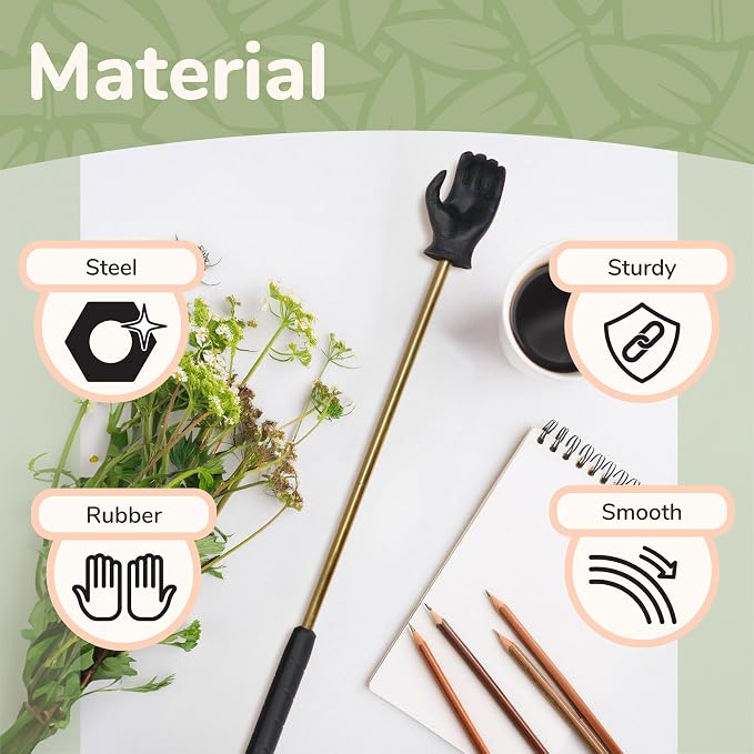 BambooMN The Original Golfer Back Scratcher Backscratcher, Provide Instant Relief from Itching Spots, Good Practical and Novel Gifts for Friends and Family, 2 Units