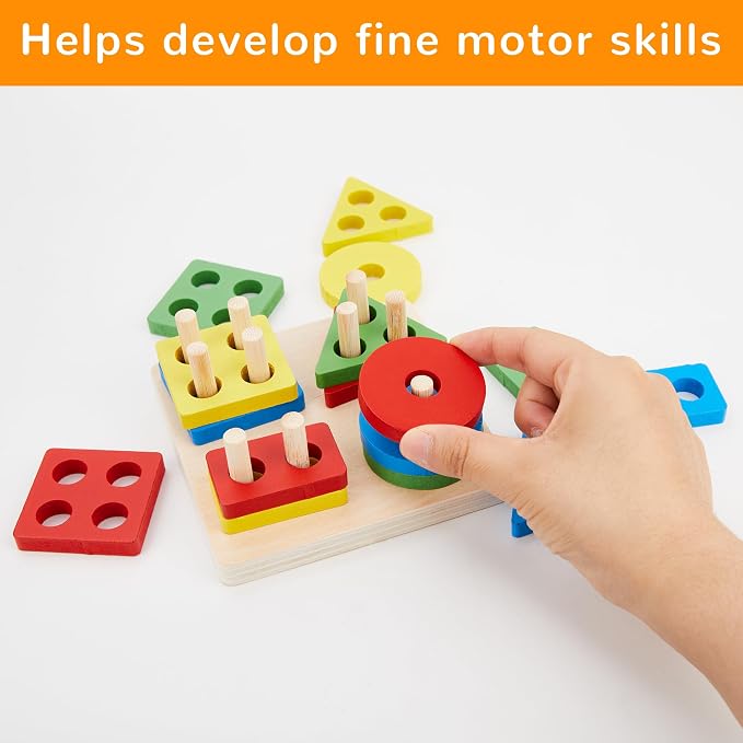 Dementia Activities for Seniors, Wooden Matching Puzzle Board