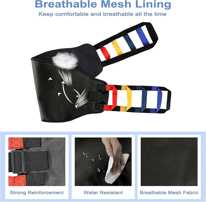 Transfer Sling, Transfer Belt Gait Belts for Seniors, Heavy Duty Patient Lift Belt with Straps, Mobility Standing and Lifting Belt for Elderly, Disabled, Injured-Safely Move from Bed and Wheelchair