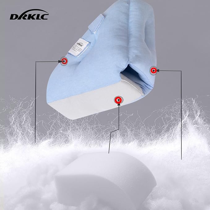 Heel Protectors for Pressure Sores, Adjustable Heel Cushion Boots for Elderly Bedridden, Foot Support Pillows for Surgery Recovery, Ankle Pressure Ulcer Pads for Bed & Wheelchairs