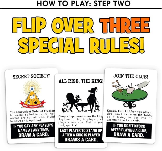 Oh Fruck! A Raucous Card Game that Combines Strategy with Special Rules that Change Every Time You Play.