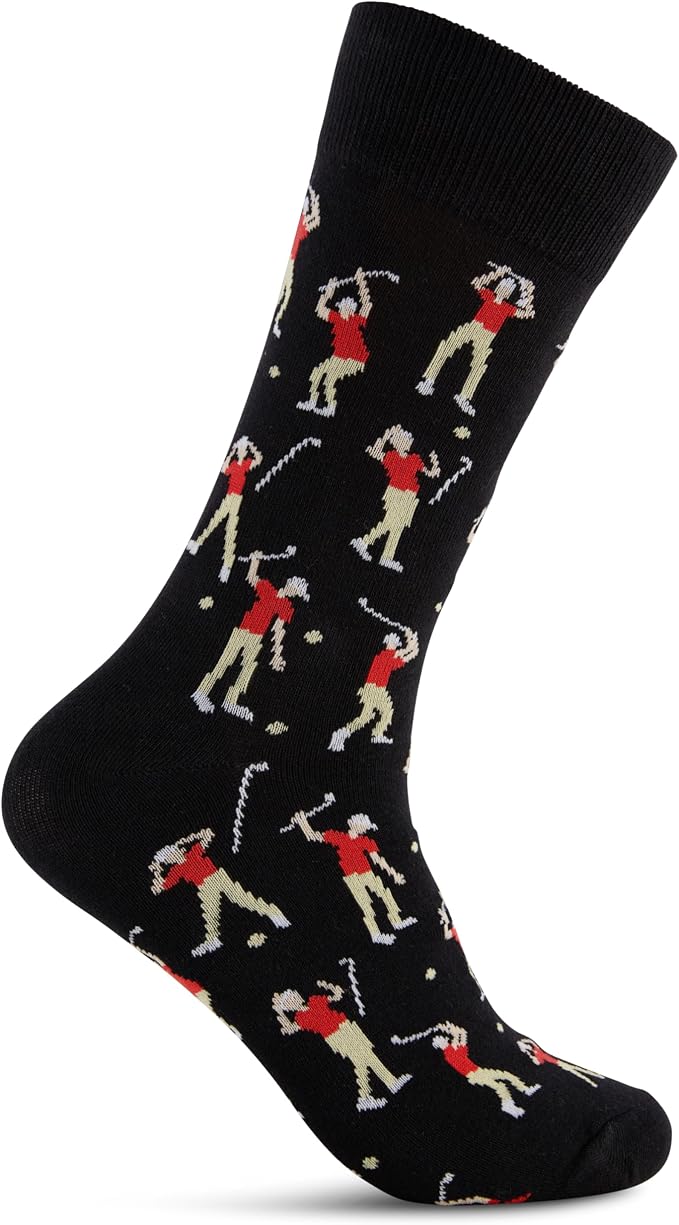 Funny Golf Socks For Men, Hilarious Golf Gift For Men, One Size 8-13