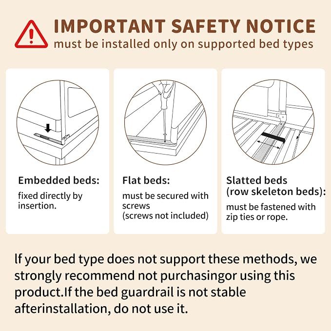 Bed Rail for Toddlers,1-Piece Height Adjustable Bed Guard Rail for Toddlers, Kids Safety Guard Rails for Twin Full Queen King Size (Gray, 1 Piece Side:39")