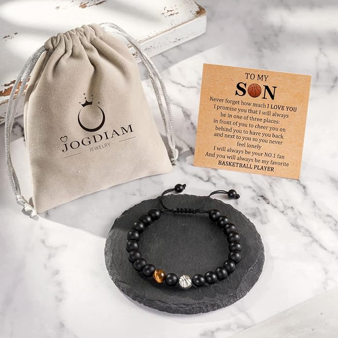 Baseball/Soccer/Basketball/Hockey/Golf/Football Bracelet Gifts for Boys Men