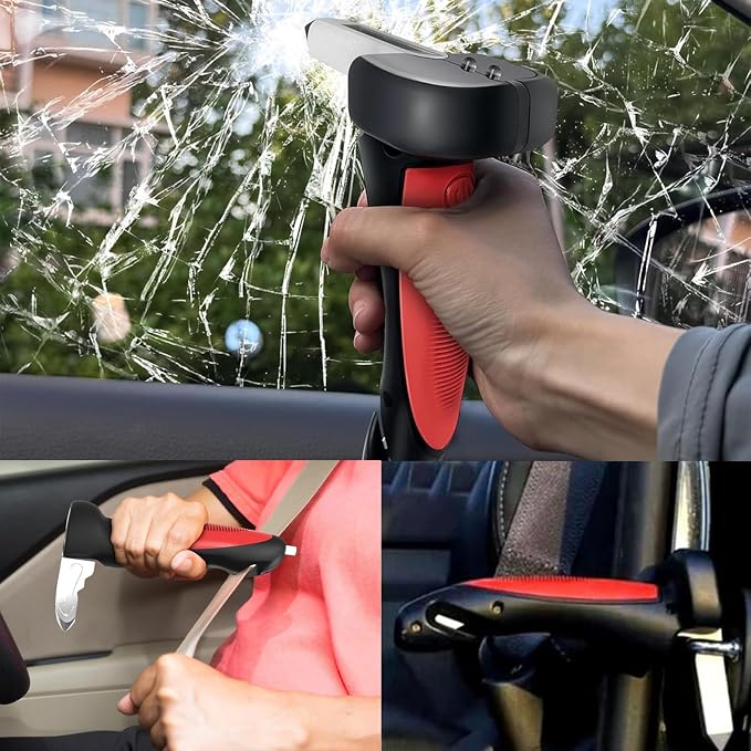 Car Door Handle for Elderly, Vehicle Door Assist Handles, Car Grab Straps | 2PCS 4 in 1 Vehicle Support Handles & 2PCS Hand Grab Straps, SUV Car Door Handle Assist, Car Grab Handle for Seniors