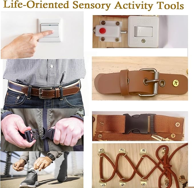 Dementia Activities for Seniors,Busy Board for Adults with Dementia Games Gadgets,Dementia Products for Elderly,Alzheimers Activities for Dementia Patients,Alzheimers Products Toys Gift (M)