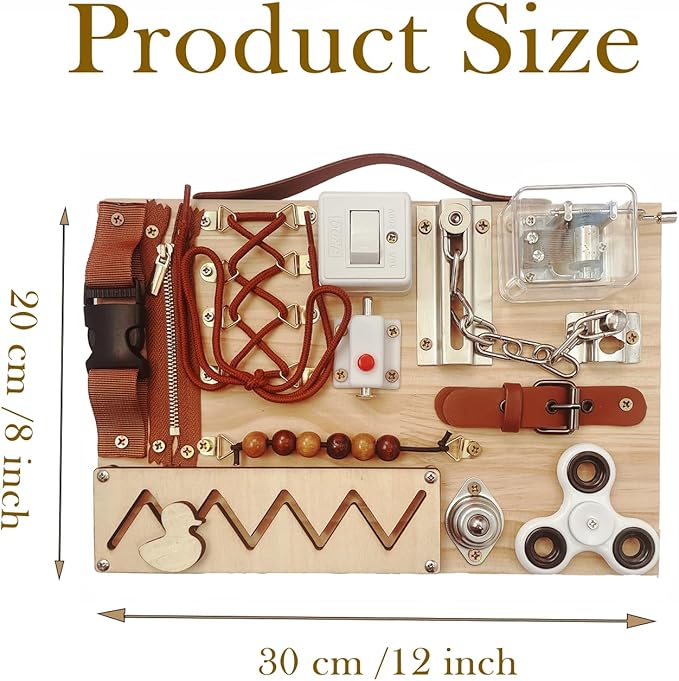 Dementia Activities for Seniors,Busy Board for Adults with Dementia Games Gadgets,Dementia Products for Elderly,Alzheimers Activities for Dementia Patients,Alzheimers Products Toys Gift (M)