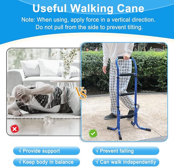 Chair Lift Assist for Seniors Adjustable Height Cane Chair Support Stand Assist Bed Rails for Elderly Portable Bar Chair Lift Devices Elderly Assistance Products for Sofa, Couch