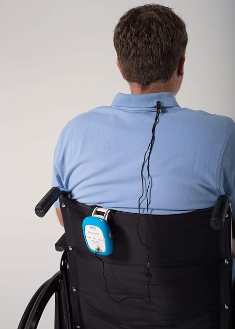 Patient Aid Chair & Bed Alarm - Magnet Pull Cord Alarm for Elderly & Dementia Patients - Helps Prevent Falling & Wandering - with Battery, Magnetic Caregiver Alert & 3 Mounting Options