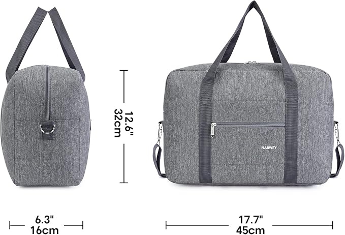 For Spirit Airlines Personal Item Bag Foldable Travel Duffel Bag Tote Carry on Luggage Duffle Overnight for Women and Men