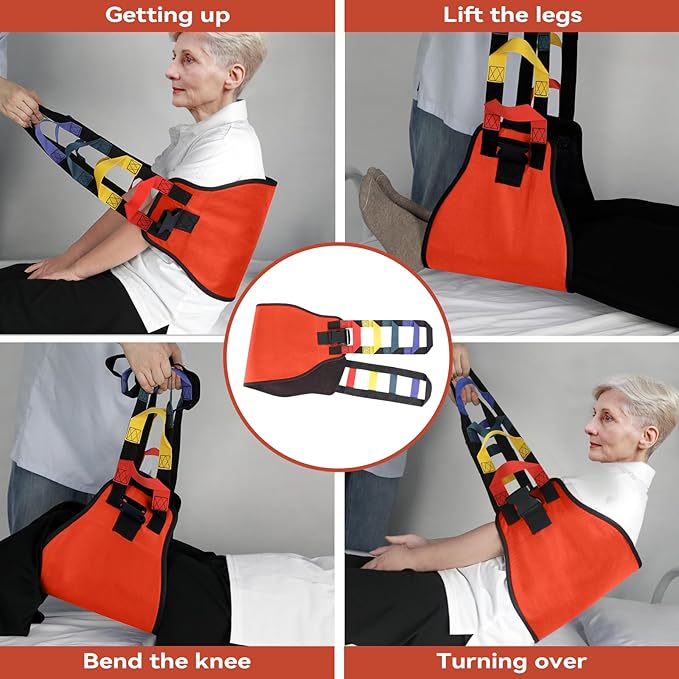 Transfer Belt Transfer Sling for Nursing Patients, Standing & Supports & Transfer Aids for Elderly, Gait Belt for Patient Care, Transfer Belt for Bedridden Patient