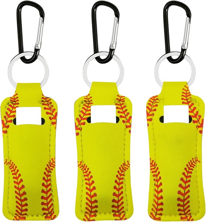 Chapstick Holder Key Chain Lipstick Holder Lip Balm Holder Keychain | Stocking Stuffers Gift, Compatible with Chapstick, Lip Balm and Lipstick, Bag Charm Accessories, Gifts for Women Friend