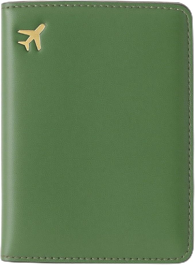 Passport Holder for Travel, RFID Blocking Waterproof PU Leather Travel Passport Cover Case Wallet