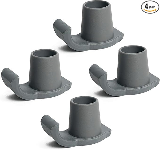 Walker Skis Glides 4 Pack for Folding Walkers, Walker Glides for Seniors, Essentials Walker Accessories Mobility Aid Accessory for Seniors
