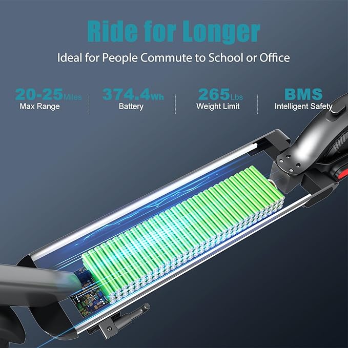 Caroma Electric Scooter with Seat Option,500/350W Motor Up to 25/20 Miles Range & 25/20 MPH Speed,9" Tires,Adjustable Electric Scooter for Adults,Foldable Commuting