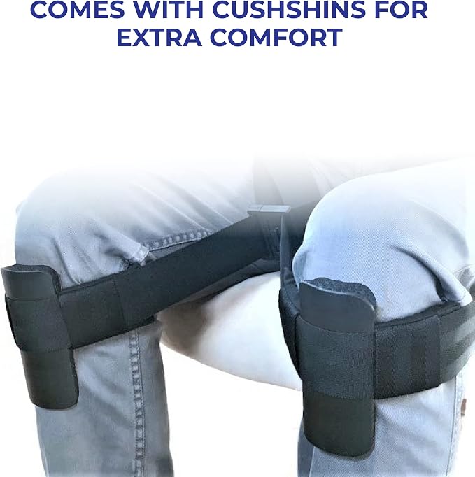 Nada-Chair Back-Up with CushShins Back Support and Posture Corrector Turns to Convertible Pouch Bag (Black)