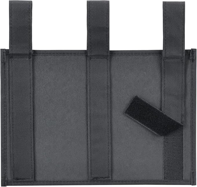 Zafit Hanging Bedside Caddy, Bedside Storage Organizer for Magazine, Phone, Remote control (Classic4 Pockets-Black)