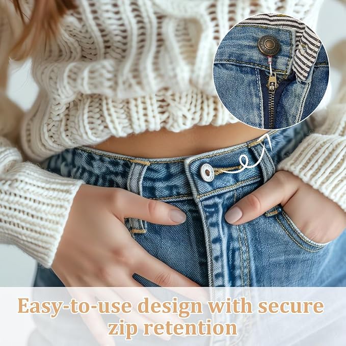FINGERINSPIRE 80 Pcs Silicone Zipper Holder Upper with Rubber Rings, 4 Colors Hook Zipper and Button Zippers Puller Gadget to Keep Zippers up on Jeans Skirts Clothes