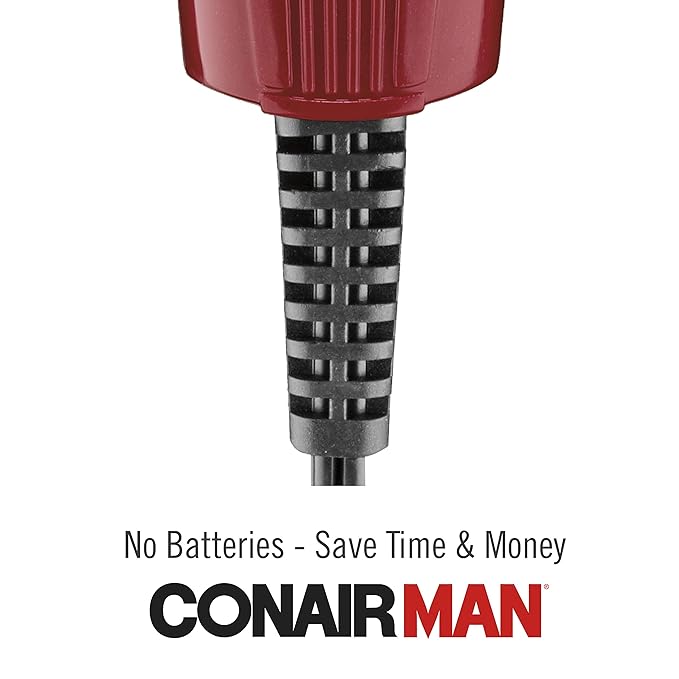 ConairMAN Beard Trimmer for Men Includes Nose & Ear Hair Trimmer and 5-Position Comb Attachment, 4 piece Men's Grooming Kit, Corded (Pack of 4)