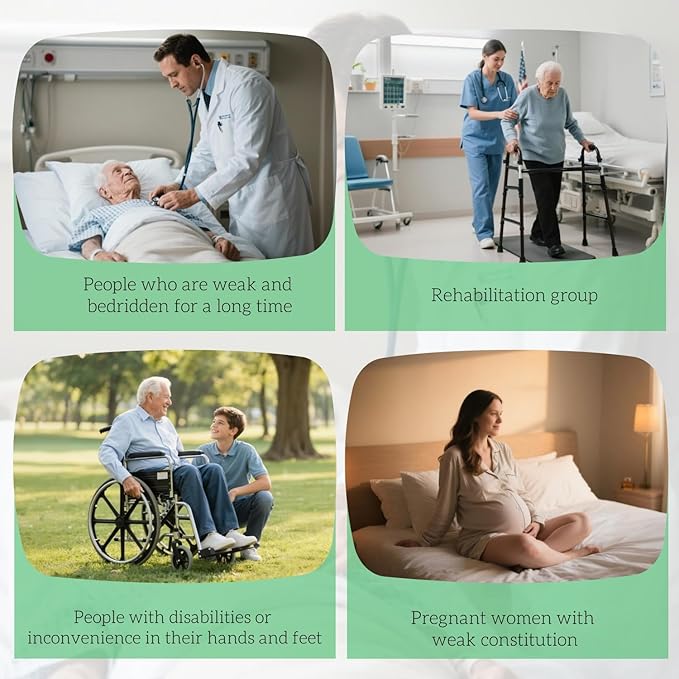 Patient Transfer Sling,Lift Assist Gait Belt, Patient Lift Sling Mobility Aid,Transfer Belt for Disabled, Elderly,Patients（Green）