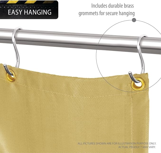 Deke Home - Fireproof Welding Blanket 4x6 ft (2 Pack), Heavy-Duty Fiberglass Fire Shield for Welding, Heat Resistant 1,000°F, Fire Retardant, Fireproof Insulation Blankets, Home, Kitchen & Industrial.