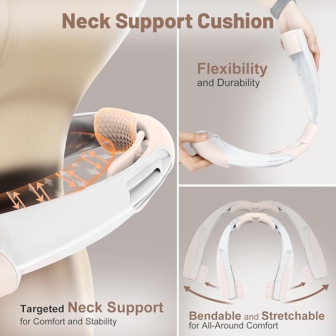 8000mAh Portable Neck Fan with 6 Powerful Speeds, 20H Runtime Cooling Fan | USB-C Rechargeable Fan,Hands-Free 360° Cooling Neck Fan,Wearable Personal Fan Gift for Women Men Outdoor