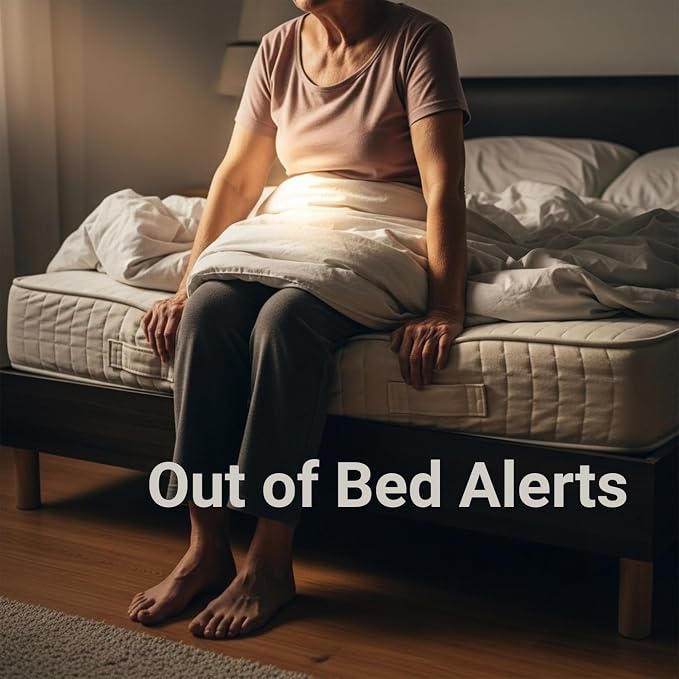 Sleep Signal Powered by Care Daily - Smart Bed Sensor for Caregivers, Restlessness & Nighttime Changes - Peace of Mind for Aging Parents