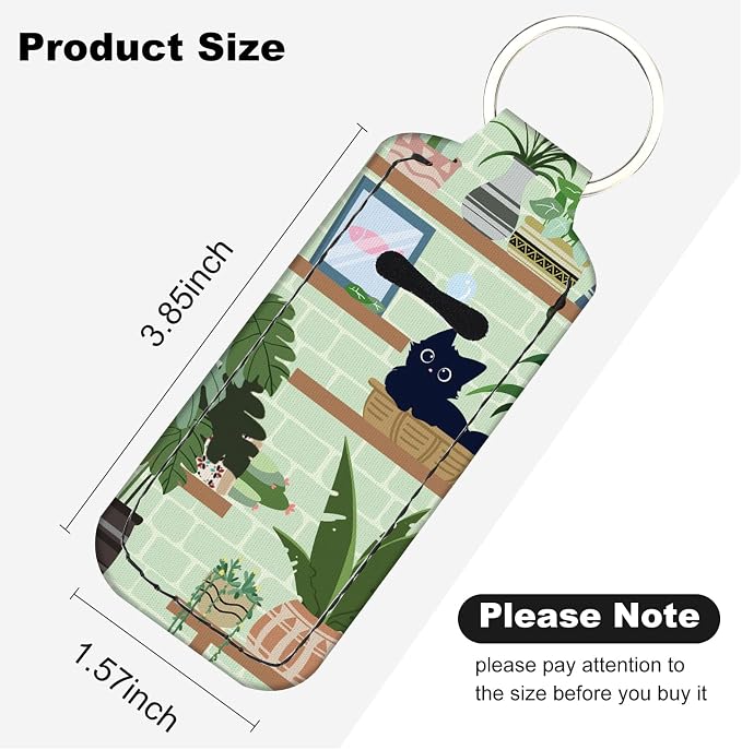 Chapstick Holder Keychain Lip Balm Holder with Clip