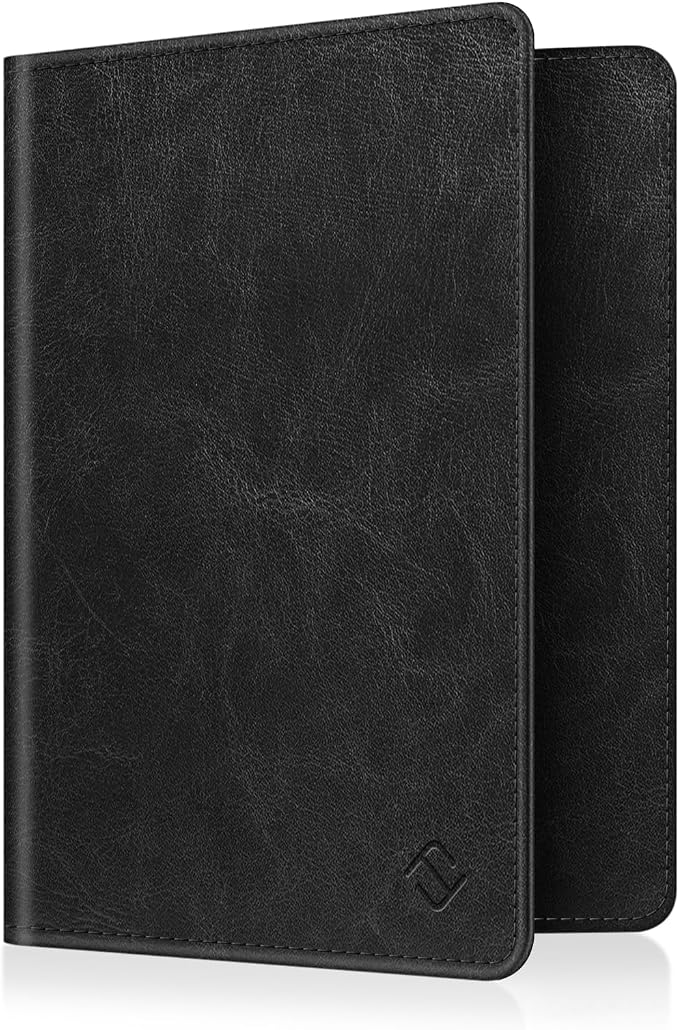 FINTIE Passport Holder, Slim Travel Wallet RFID Blocking Card Case Cover | Passport Cover Protector Essentials with Credit Card Slots, For Women/Men