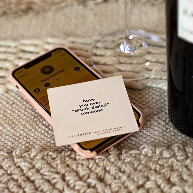 TableTopics Not Your Mom’s Dinner Party Conversation Cards for Adults to Get to Know Each Other on a New Level, 135 Eye-Opening Questions for Friends at Parties, Unique Host Gift